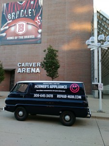 horners appliance van civic center peoria illinois